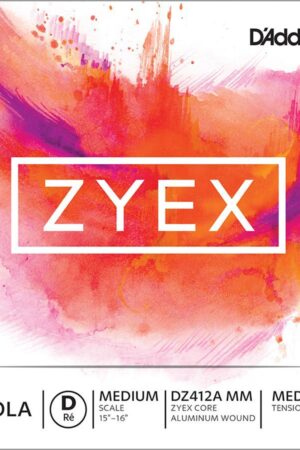 D’Addario Zyex Altvioolsnaar D-2 medium aluminium